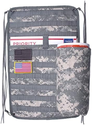New ACU Military Army Molle ll Vehicle Panel MVP Hand Tool Kit ATV UTV No Canteen Sustainment Pouch by US Genuine Issue