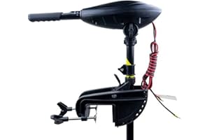 NORDIC PROSTORE DEEP SEA – Motor eléctrico de crucero – 55 LBS Thrust motor de barco eléctrico con indicador de batería LED – barco de pesca eléctrico – 36 pulgadas
