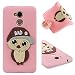Produktbild Huawei Honor 6A 3D Cartoon-Case Hülle,Roreikes TPU Bumper Handyhülle Eule Design Back Cover Original Gel Cases Schöne Schale Stoßfeste Anti-Rutsch Schutzhülle Handy-Tasche Bumper Phone Etui für Huawei Honor 6A