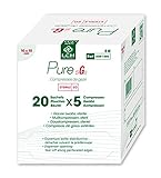 LCH 10 x 10 cm Sterile Gauze Swabs - Pack of 5,Total 100