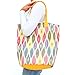 Produktbild AT IKAT Indian Damen Multicolor & Gelb Tote Handtasche Schulter Handtasche mit bequemen Griff