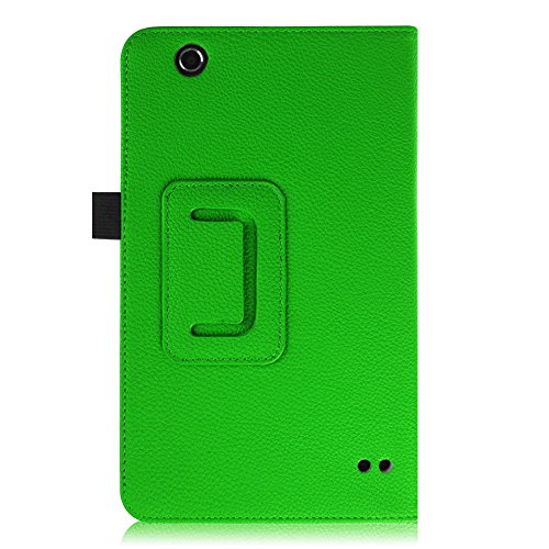 Fintie Odys Syno 8 Hülle Case – Slim Fit Folio Kunstleder Schutzhülle Cover Tasche mit Ständerfunktion und Stylus-Halterung für Odys Syno 20,3 cm (8 Zoll) Tablet-PC, Grün - 8