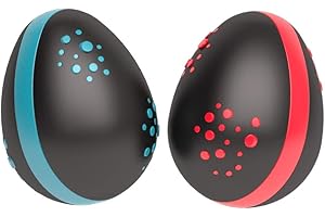 Halilit Hi-Lo Egg Shakers (Pair). High-end Hand Shaker Percussion Musical Instrument. Percussionists of All Levels. Teens & Adults. Built to Last