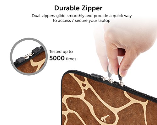 SIDORENKO Tablet PC Tasche f  r 10 - 10 1 Zoll   Universal Tablet Schutzh  lle   H  lle Sleeve Case Etui aus Neopren  Braun