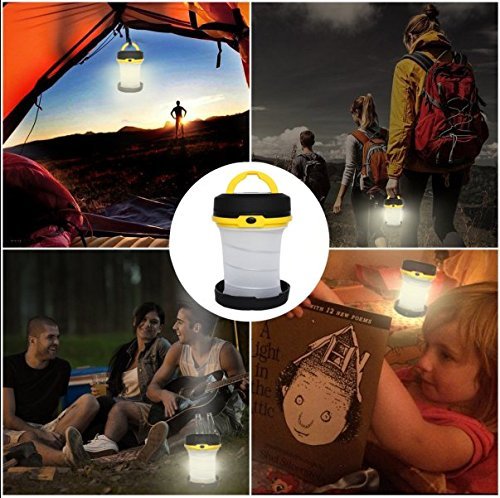 4er Camping Laterne, LT Nichalo 30LM Tragbare Notfall Wasserdicht Camping Licht Taschenlampe - 6