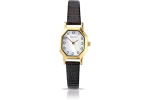 Sekonda Mila 20mm Classic Easy Reader Quartz Watch Octagonal Case with Two Hands Mother of Pearl Dial