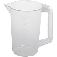 hünersdorff Messbecher (0,5L/500ml), bruchsicher,besonders temperaturbeständig,transparente Skala,Lebensmittelgeeignet…