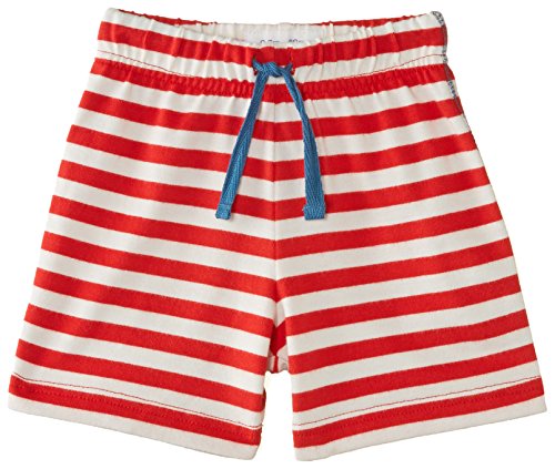Kite Baby-Boys Striped Shorts, Red, 3-6 Months