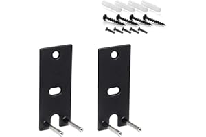 CICONY 1 Paar Wandhalterung aus Stahl für Bose OmniJewel Lifestyle 650 Home Speaker (Black)