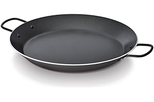 Beka 16304114 Plat A Paella Aluminium Noir 38 cm