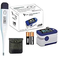 DR VAKU® 2in1 Swadesi Finger Tip Pulse Oximeter, Multipurpose Digital Monitoring Pulse Meter Rate & SpO2 with Digital…
