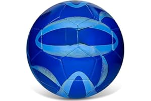 ICAST Lightweight Kids Football Ball 270 Grams : Size 5 Football - Soft and Stylish Football Gift for Boys, blue