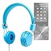 Price comparison product image DURAGADGET Blue Ultra-Stylish Kids Headphones - Compatible with the NEW Sony Walkman NW-A35 / NW-A45 / NW-A26 MP3 Player