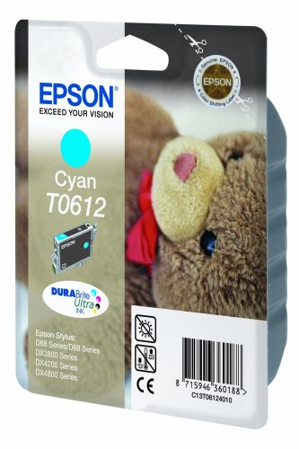 Epson T0612 Tintenpatrone Teddybär, Singlepack cyan - 2