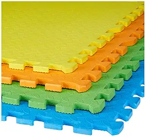 Amazon Brand - Solimo Play Mat, Set of 8 Pieces, 1.2 cm Thickness
