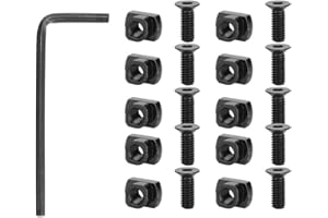 Weikeya m-Lok m-Lok Vite & Noce, Acciaio Materiale 5 * 2 cm Verde Blob All'aperto Insieme a Puro Acciaio per Mlok Recintare Sezioni