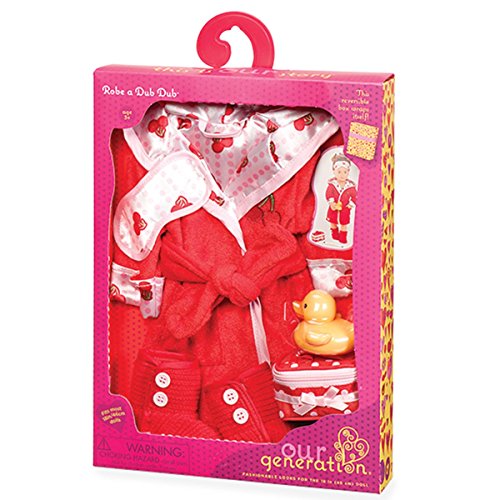 Preisvergleich Produktbild Our Generation 44323 - Outfit Deluxe - Bademantel Relax