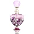 1: Yufeng Vintage Dragonfly Pewter and Glass Perfume Bottle with Diamand for Woman, Friends