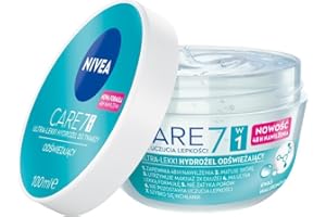 ‎NIVEA NIVEA CARE 7W1 Lekki odświeżający żel krem nawilżający do twarzy z kwasem hialuronowym, 100 ml