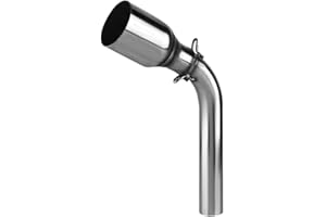 KIMISS Adaptador de conexión de enlace de tubo medio de escape de motocicleta de acero inoxidable plateado para MSX125 2013-2015