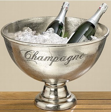 Home Collection Sektkhler Champagnerkhler H34 D47 Silber Aluminium Home Collection Sektkhler Champagnerkhler H34 D47 Silber Aluminium
