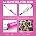 Lee Stafford Curl Your Heart Out Ceramic Cone Curling Wand - Create Cute Styles Including Tight Ringlet Spirals, Large Curls and Soft Waves - Extra Long 3m Swivel Cord - 60 Day Money Back Guarantee
