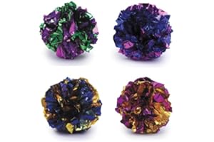 PET LOVE Crinkle Balls cat kitten toys 4 pack