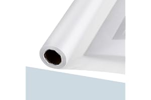 NÄHMIT - Schnittmusterpapier AUF PAPPROLLE (80cmx15m) Schnittmuster abpausen leicht gemacht! Vielseitig verwendbares Transparentpapier zum Nähen, Skizzieren, Basteln uvm. (Blanco weiss)