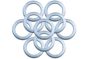 SBS Fitschen anneaux Ø 10,2mm acier zingué argent 100 Unités - Rondelles plates - Bande charnière - Axe de porte - Ruban de porte