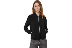VERO MODA Damen Tailoring Blousonjacke Zip up Collar Versatile Lightweight Jacket