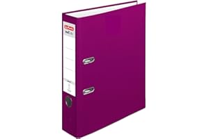 ‎HERLITZ herlitz Ordner A4 maX.file protect, A4, 8 cm Rückenbreite, Beere Violett, Einsteckrückenschild, Kantenschutz,1 Stück