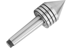 YWBL-WH Contropunta Centro Live Conico Centro Contropunta Live HSS 60 Gradi MT2 Tornio Contropunta Accessori per Legno Metallo Tornio Lavoro CNC