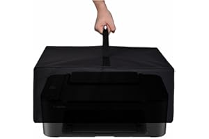 AF-WAN Schwerwiegender Stoff Wasserdichter Nylon Drucker Staubabdeckung Kompatibel Mit Canon PIXMA TS3550i / TS3551i / TS3450 /TS5350i Multifunktionsdrucker (Schwarz)