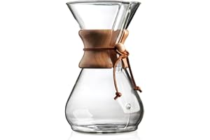 Chemex Caffettiera con collo in legno da 8 tazze - trasparente
