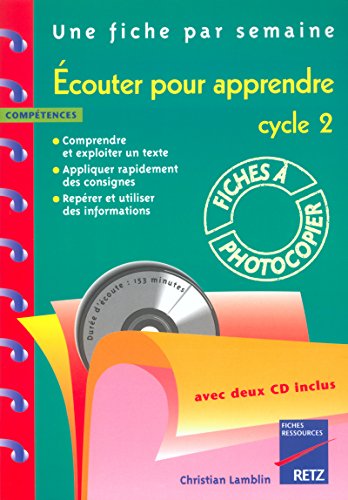 Download Ecouter pour apprendre : Cycle 2