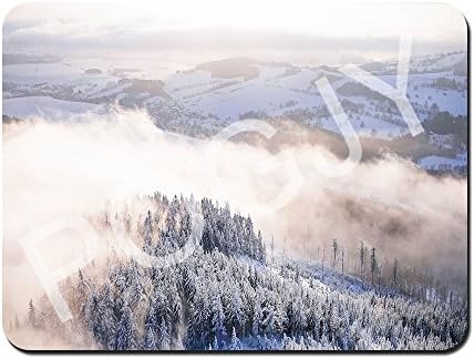 POGJY Mouse Pad Gaming 11.8 x 9.2 Inches, Premium-Textured Surface, Non-slip Rubber Base, Laser &amp; Optical Mouse Compatible, Mouse mat - Fog image 888