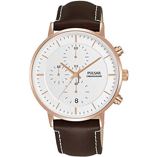 PM3082X1 Men's Watch Analogue Quartz Leather