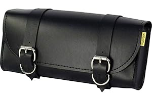 Willie & Max by Dowco 58100-00 Standard Series: Synthetic Leather Motorcycle Tool Pouch, Universal Fit