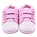 Infant Toddler Baby Girl Soft Sole Crib Shoes Cotton Antislip Sneaker 0-18 Months (3-6 Months, pink)
