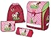 Produktbild herlitz Schulranzenset Midi Plus Horses 4tlg. 16 l Polyester
