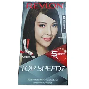 Revlon Top Speed Hair Color for Woman, Natural Brown 60