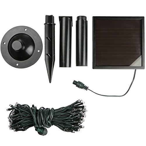 KooPower 12M 100er LEDs Solar Lichterkette mit Timer, Akku Enthalten, IP55 Wasserfest, Warmweiß Licht für Party, Garten, Weihnachten, Outdoor, Fest Deko Usw - 6
