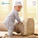 B.B.PIGEONS Newborn Baby Blue Stripe Long Sleeve Cotton Onesies Bodysuits Baby Grow Gift Baby Shower Gift Available 0-3 Months