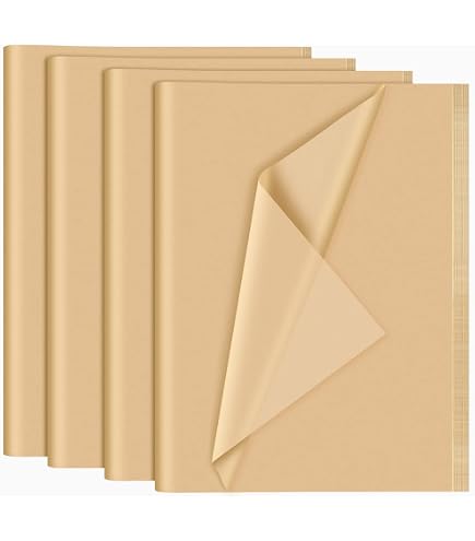 Lot De 60 Feuilles Papier De Soie 50x35cm - 5 Tons Jaunes - Idéal Emballage Cadeaux & DIY