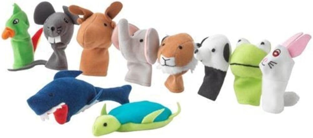 IKEA Peluş Oyuncaklar Tıtta Djur Parmak Kuklası Çeşitli Modeller 808Oseri 8520021254695
