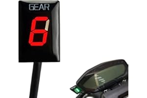 GENERIC 1-6 Speed LED Digital Gear Indicator Waterproof for Ducati Cafe Racer Monster 696 795 796 797 821 1100 1200 1200 S R Scrambler Supersport Superbike Streetfighter Hyper Motard