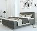 Produktbild SAM® Boxspringbett 160x200 cm Carmen, Stoff Grau, Nosag-Box, H3 Bonellfederkernmatratze, 4 cm Topper