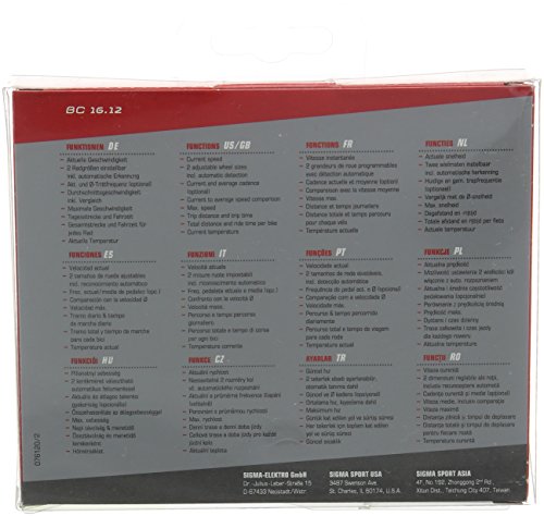 SIGMA Fahrradtacho - 5