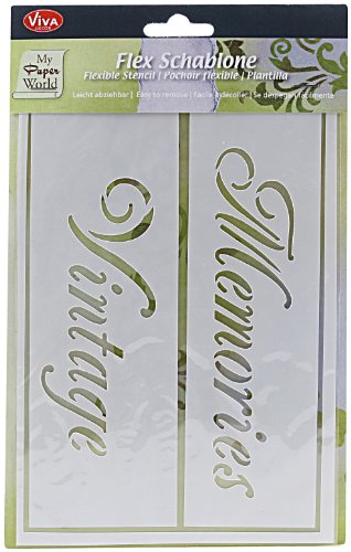 Viva Decor Flex Schablone Memories und Vintage
