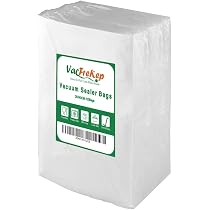 VacYaYa 100 Sacs 20x30cm(50) et 28x40cm(50) Sacs Machine Sous Vide Alimentaire,sans BPA et LFGB Sac de Congelation Sous Vide,Compatible Avec n'importe Quelle Scelleuse Sous Vide
